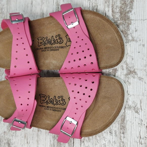 🟪NIB Sz 36 Birkenstock Birki's Pink Freeport Slide Sandal - Picture 9 of 16